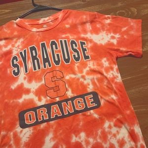 SYRACUSE ORANGE TIE-DYE T-SHIRT - Small // Sports Tee Shirt College Team